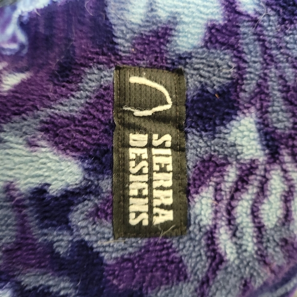 Vintage Sierra Designs Retro Jacket fleece 80s 90s Mens XL camo - Picture 6 of 11